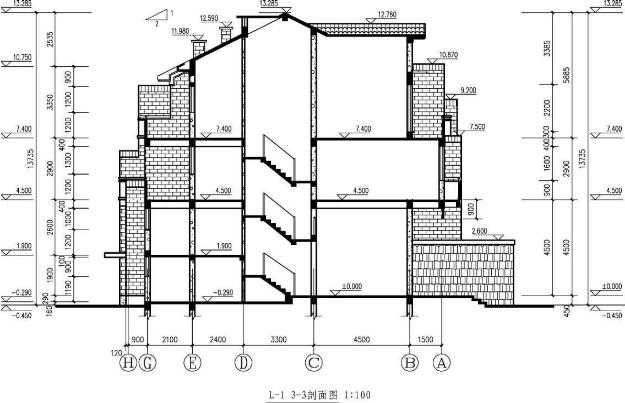 园林建筑图_土建工程设计制图(图22)