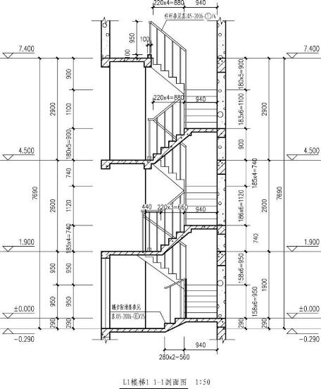 园林建筑图_土建工程设计制图(图28)