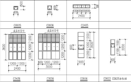 园林建筑图_土建工程设计制图(图29)