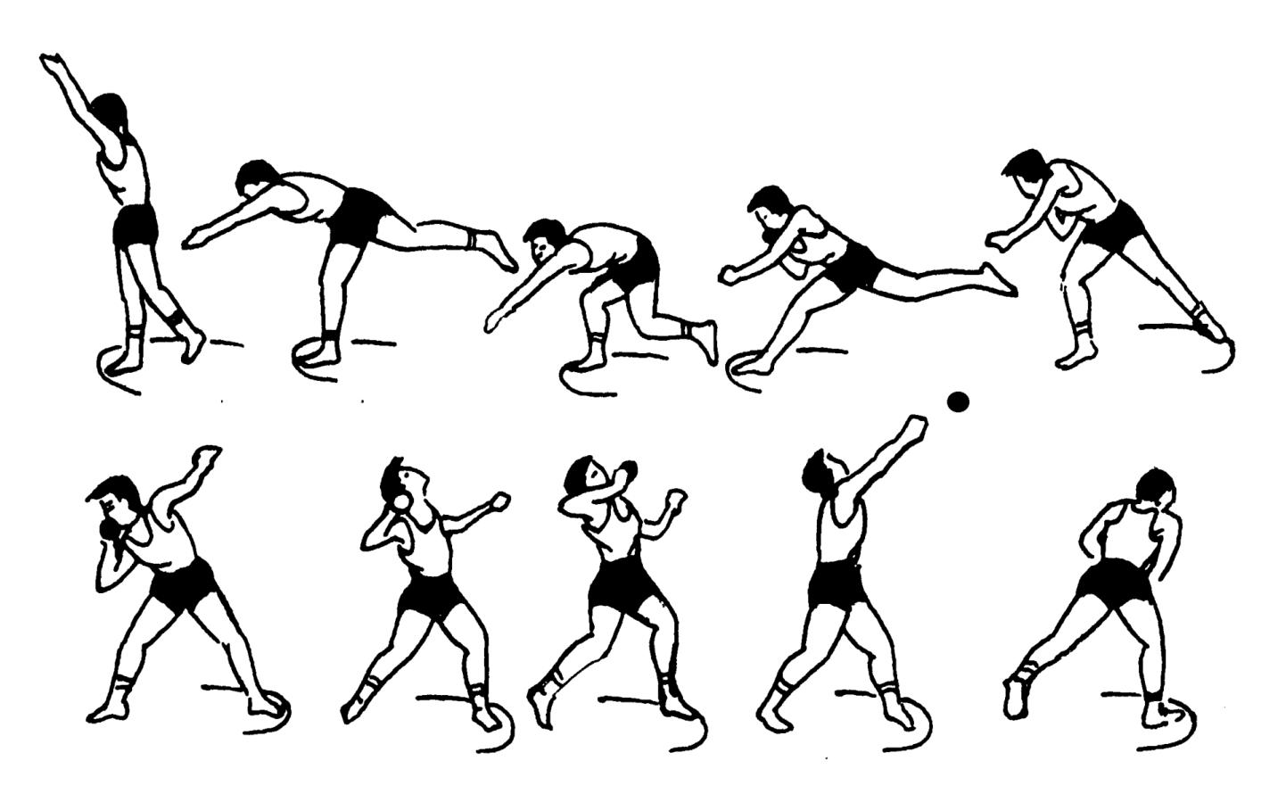 排球垫球动作 教程示意矢量素材设计图__体育运动_文化艺术_设计图库_昵图网nipic.com