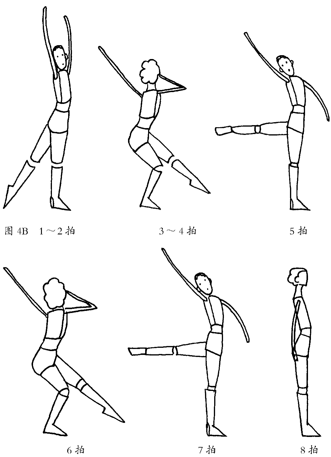 踢腿运动图解简图图片