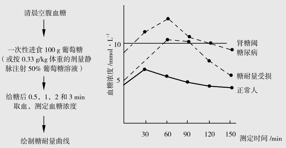 葡萄糖耐量曲线图片