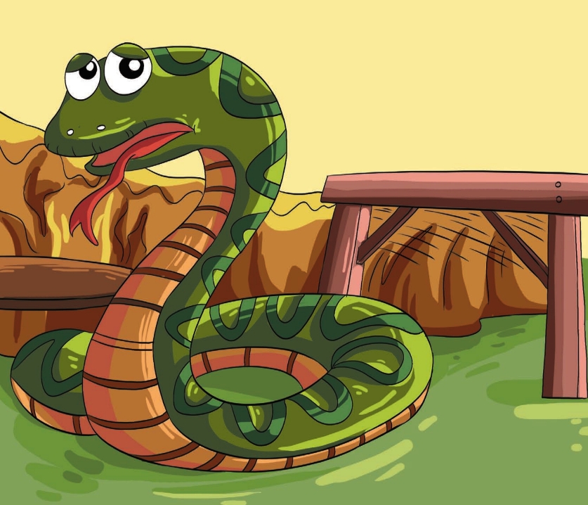 七绝山蟒蛇漫画图片
